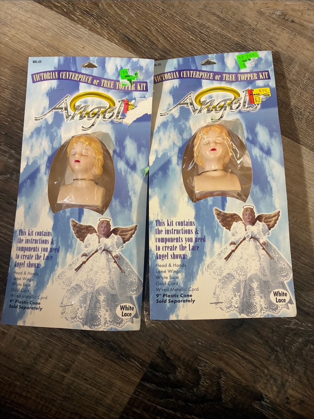 2 Victorian centerpiece tree topper kits
